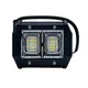 Faro Led Xtreme 4" 12 Led 3030 30V Doble Spot Ambar con Flash